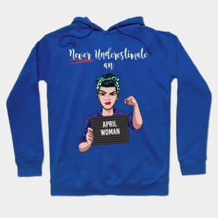 April Woman Hoodie